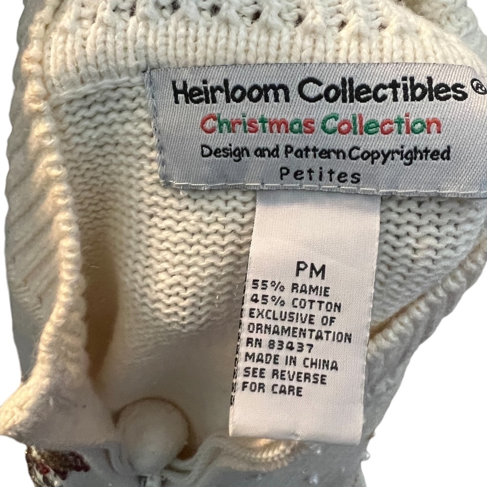 Heirloom Collectibles Cardinals Women’s Cardigan Full Zip Sequins Size PM - Picture 14 of 14